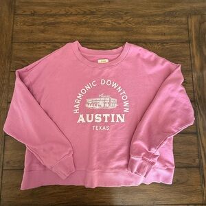 Maeve Pink Austin Texas Sweatshirt